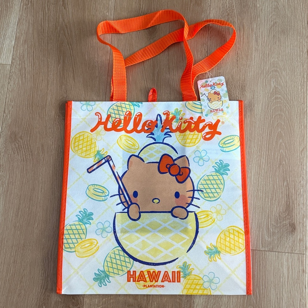 NWT Hello Kitty Hawaii Dole Plantation Reusable Bag